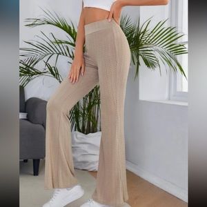 Flared leg pants